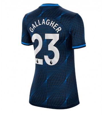 Chelsea Conor Gallagher #23 Replika Udebanetrøje Dame 2023-24 Kortærmet
